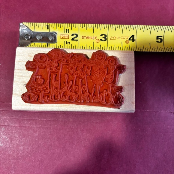 Vintage 1999 Stampin’ up! Scarecrows and Pumpkins Stamp New - Picture 2 of 2